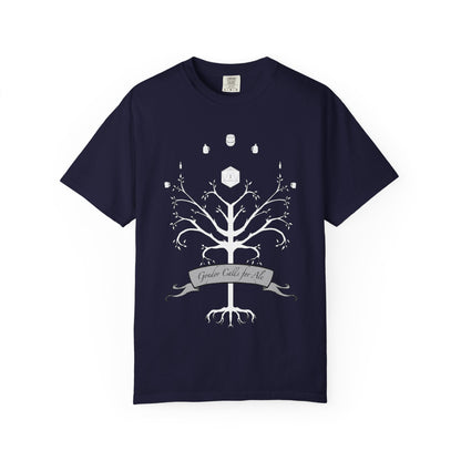 Gondor Calls for Ale White Tree Tee