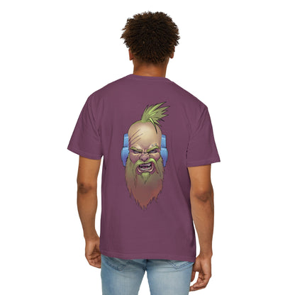 Wolf Space Man Head Graphic T-shirt