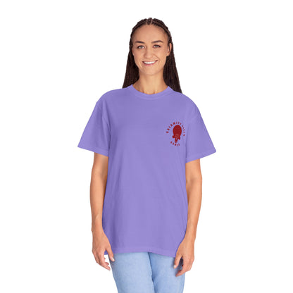Armored Space Man Helmet Graphic T-Shirt