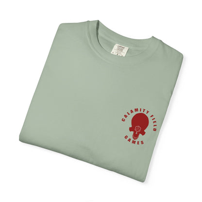 Armored Space Man Helmet Graphic T-Shirt