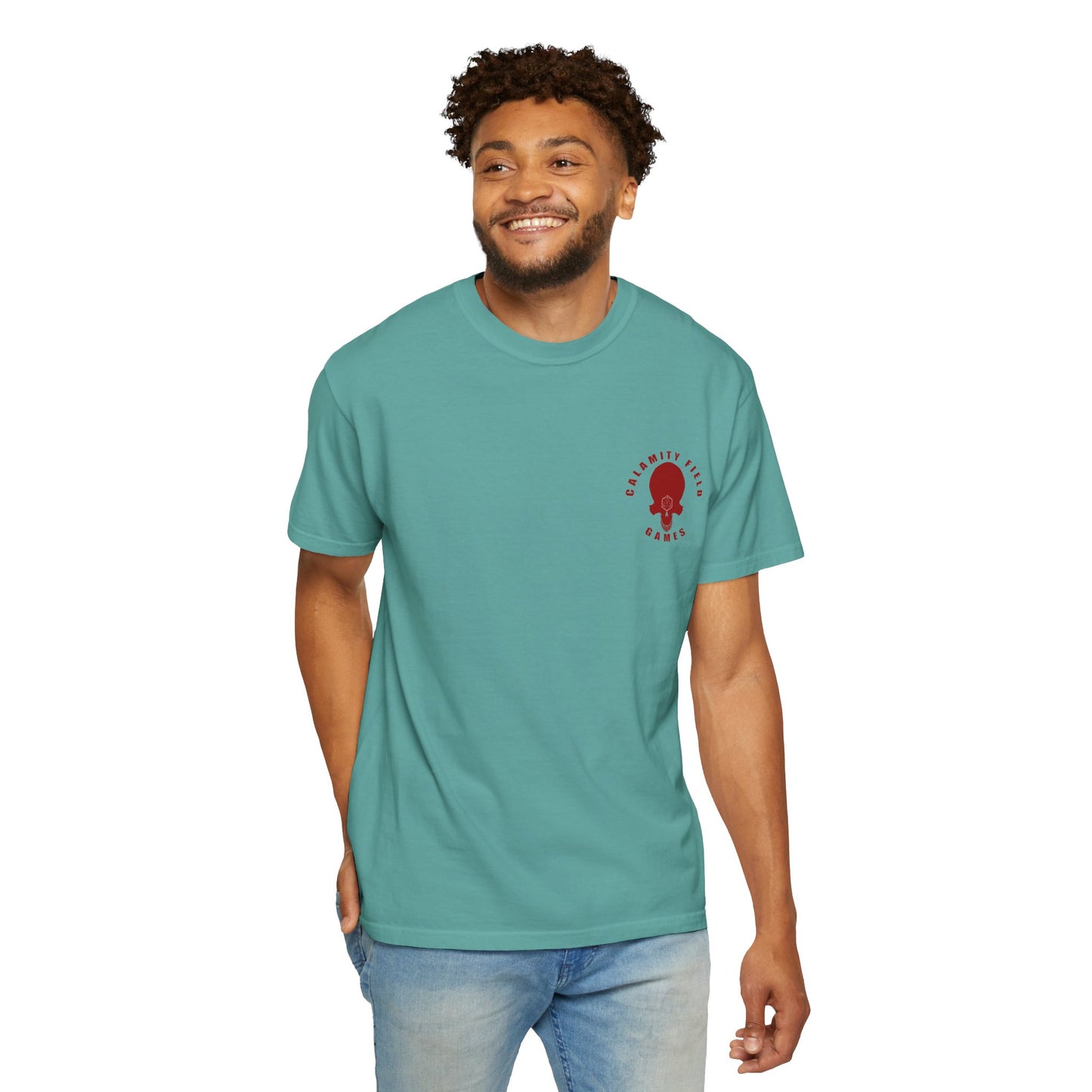 Armored Space Man Helmet Graphic T-Shirt