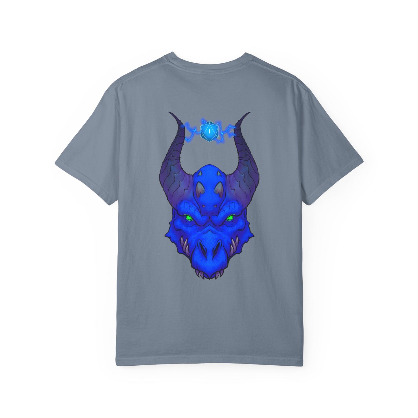 Blue Lightning Dragon T-shirt