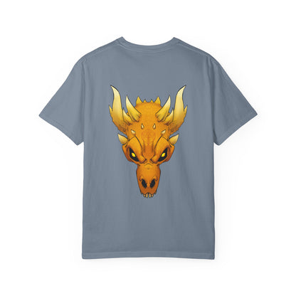 Golden Dragon Skull T-Shirt — Mythic Beast Graphic Tee
