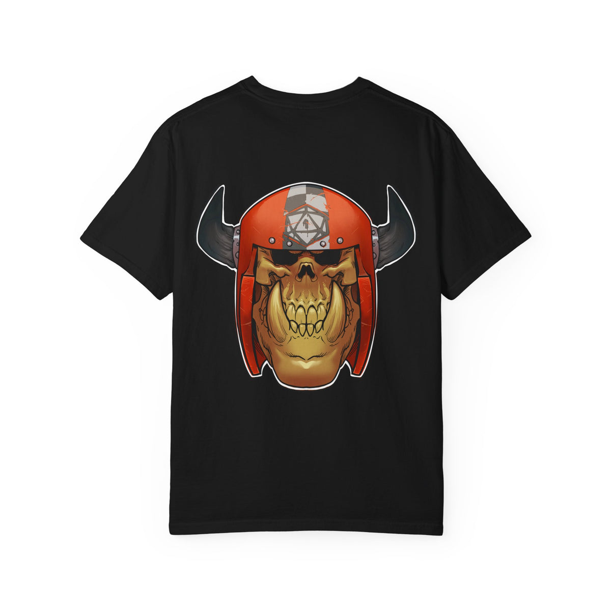Orc Skull Helmet T‑Shirt — Graphic Tee