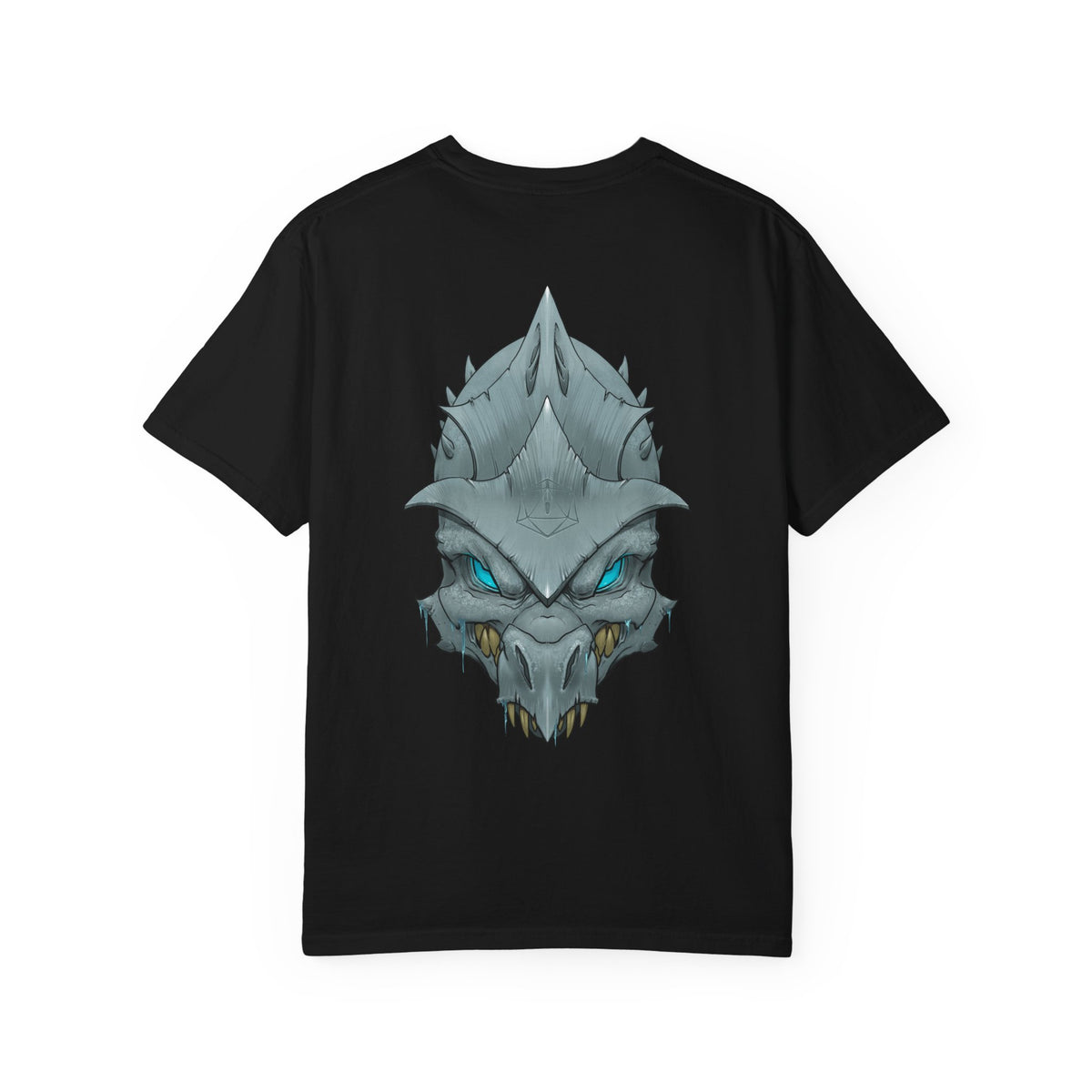 Frost Dragon Skull Graphic T-Shirt