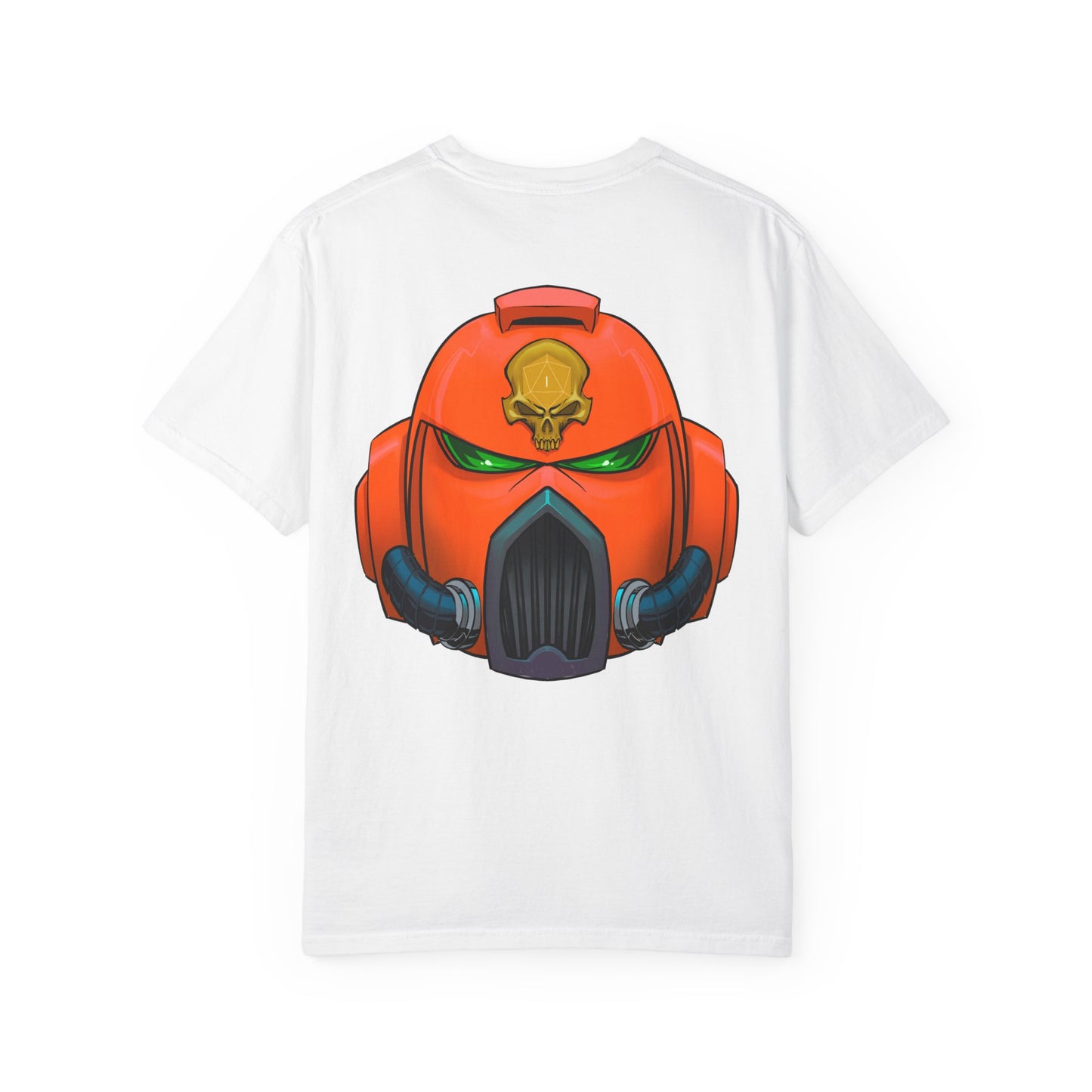 Armored Space Man Helmet Graphic T-Shirt