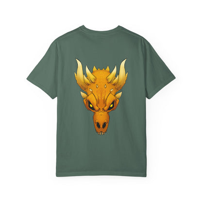 Golden Dragon Skull T-Shirt — Mythic Beast Graphic Tee