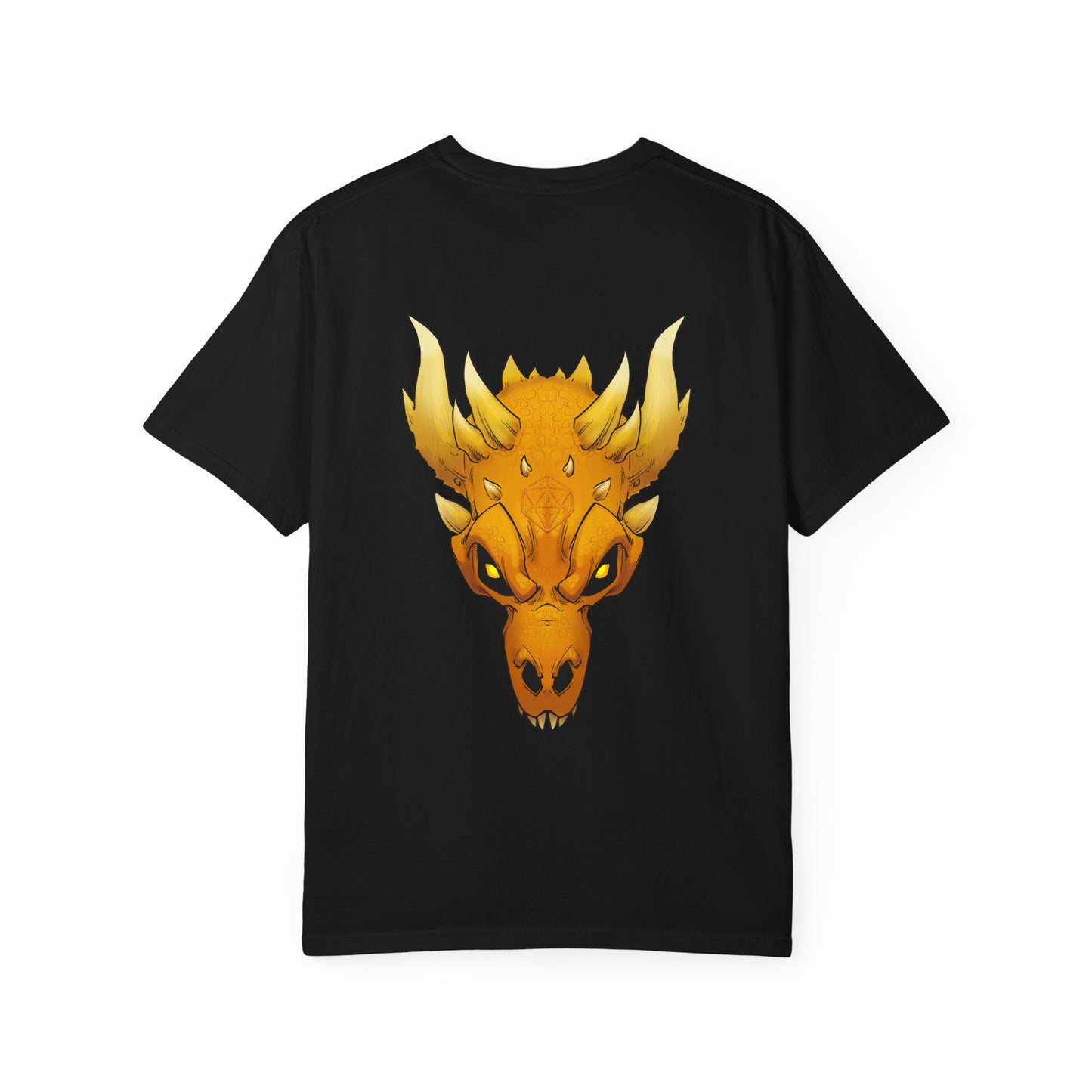 Golden Dragon Skull T-Shirt — Mythic Beast Graphic Tee