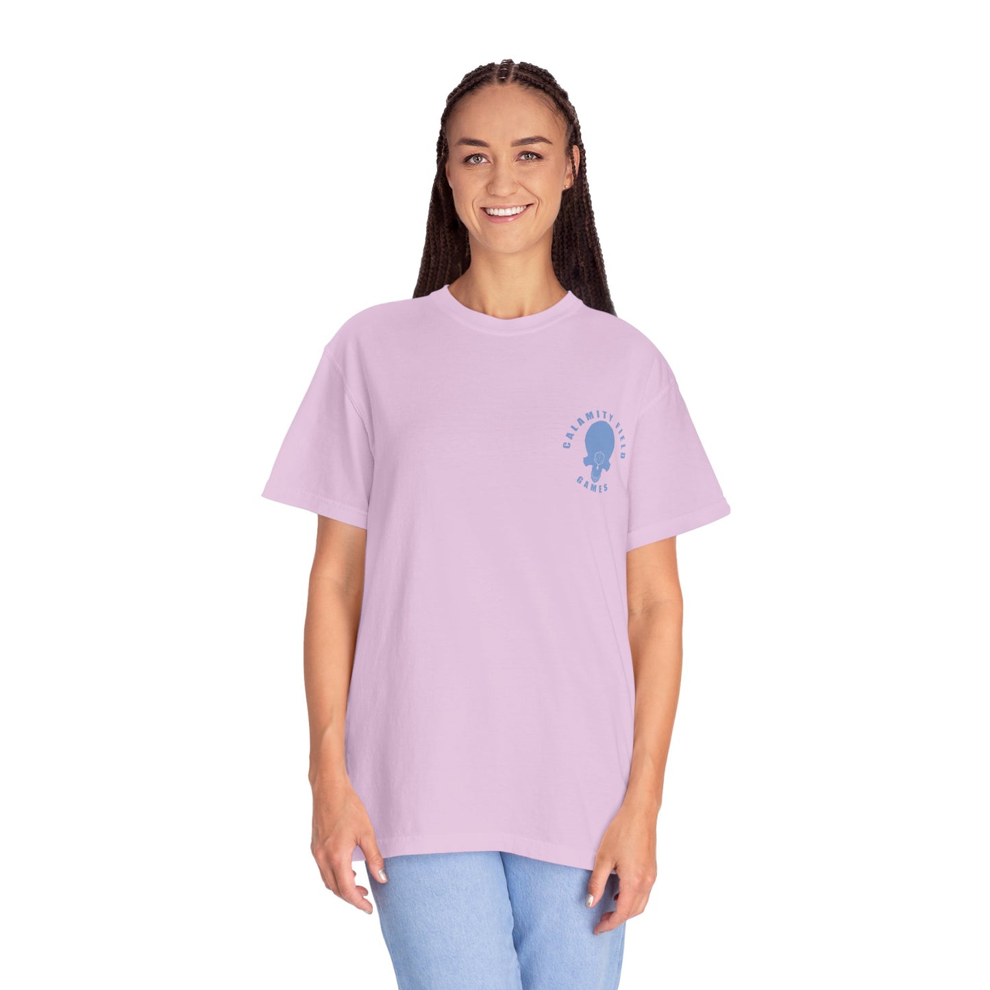 Wolf Space Man Head Graphic T-shirt