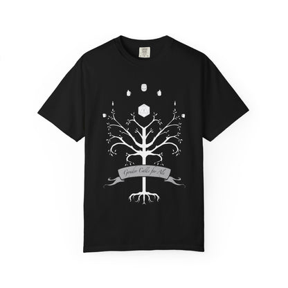 Gondor Calls for Ale White Tree Tee