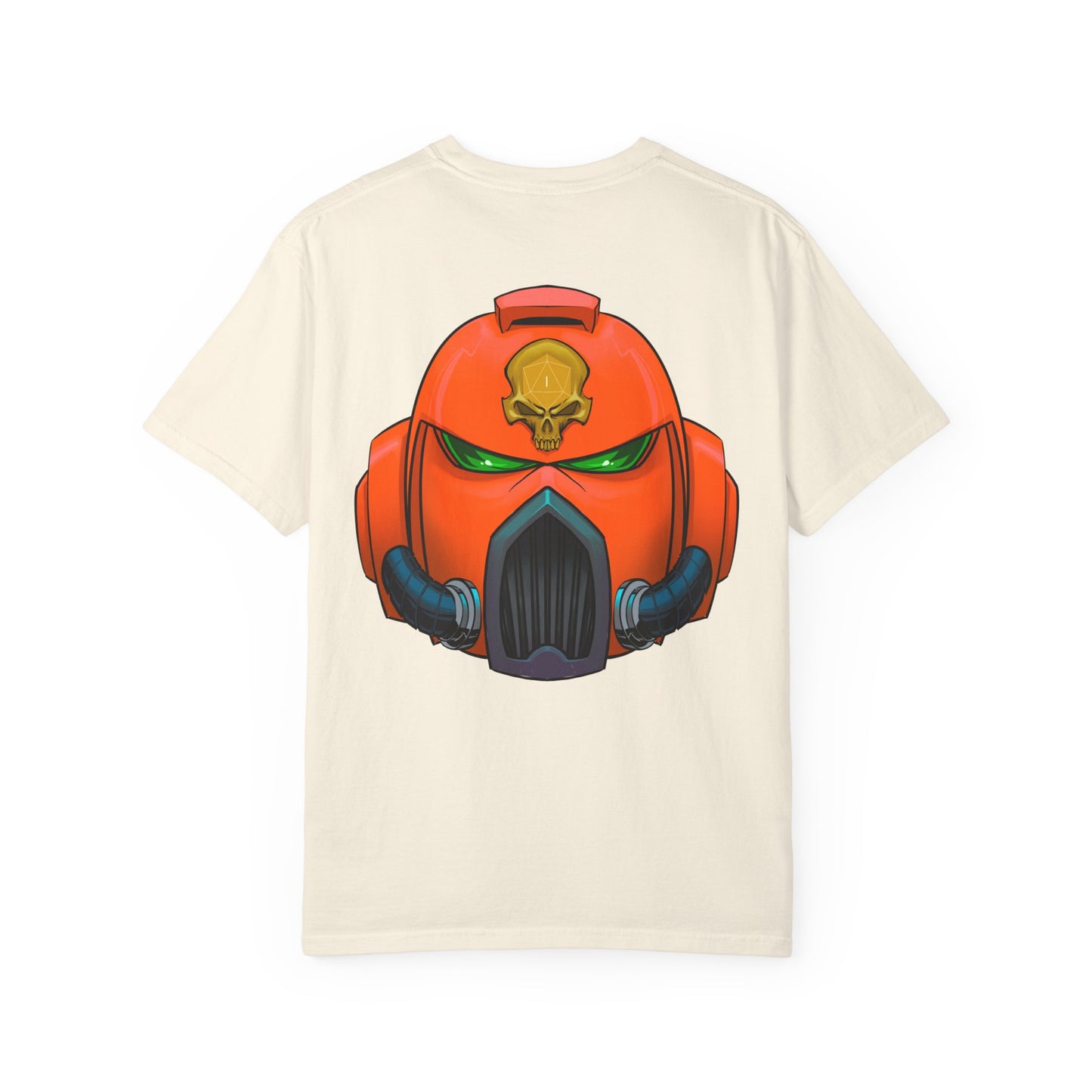 Armored Space Man Helmet Graphic T-Shirt
