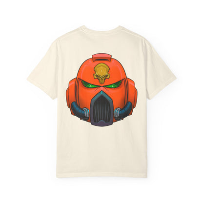 Armored Space Man Helmet Graphic T-Shirt