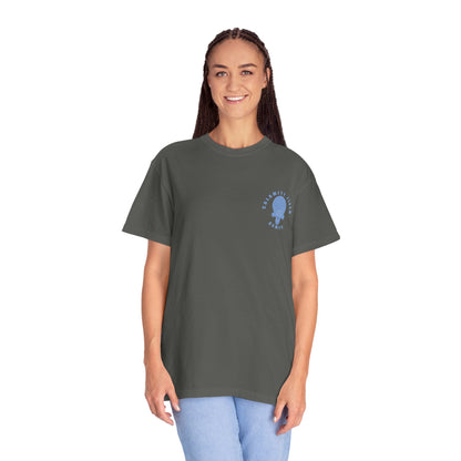Wolf Space Man Head Graphic T-shirt