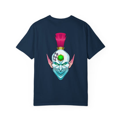 Laughing Elf Mask Graphic T-Shirt