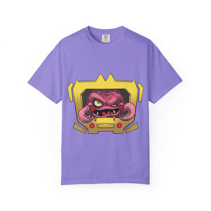 Retro Alien Brain Tee — Neon Sci‑Fi Monster Graphic T-Shirt