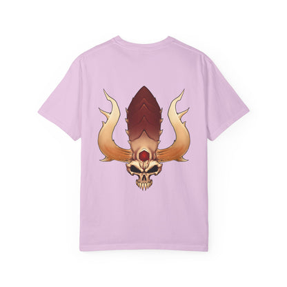 Rage Monster Skull T-Shirt — Gothic Skull with Antlers Graphic Tee