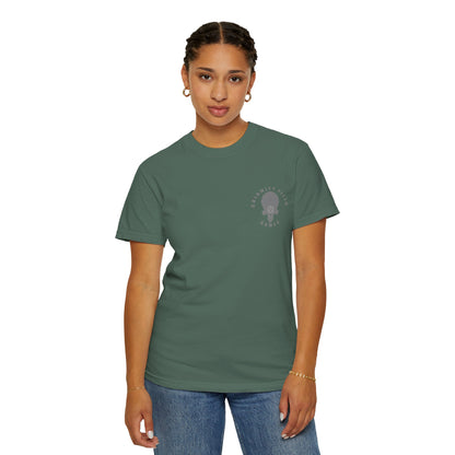 Purple Dragon Head Graphic T-Shirt