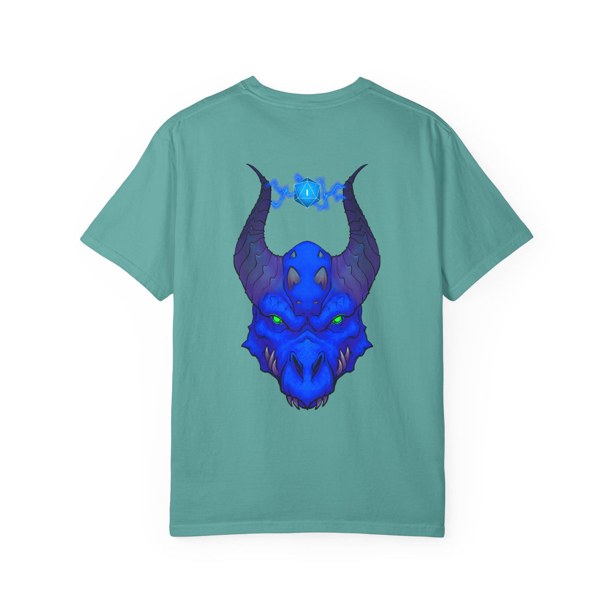 Blue Lightning Dragon T-shirt