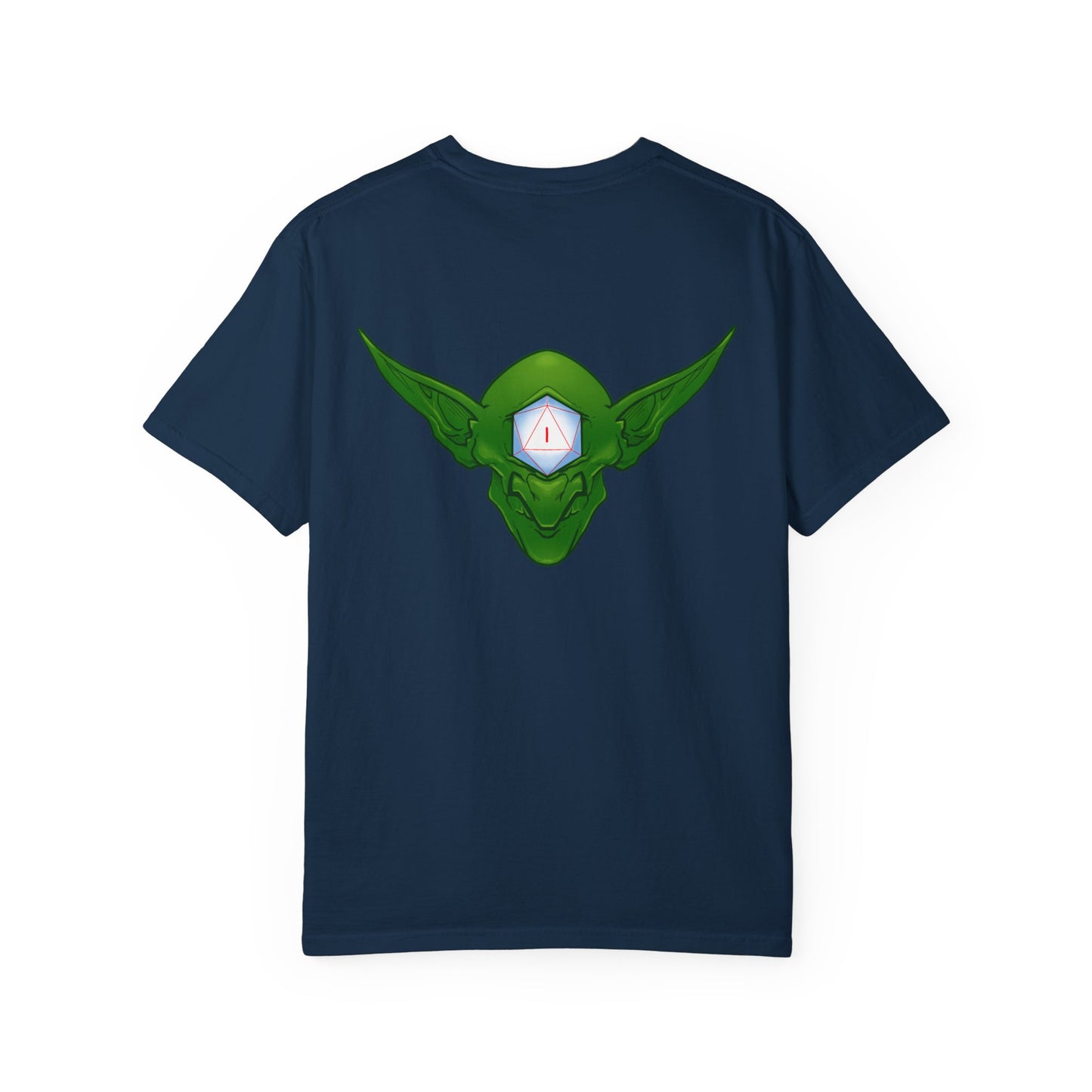 T-Shirt — Green Goblin Eyeball Graphic Tee (Back Print)