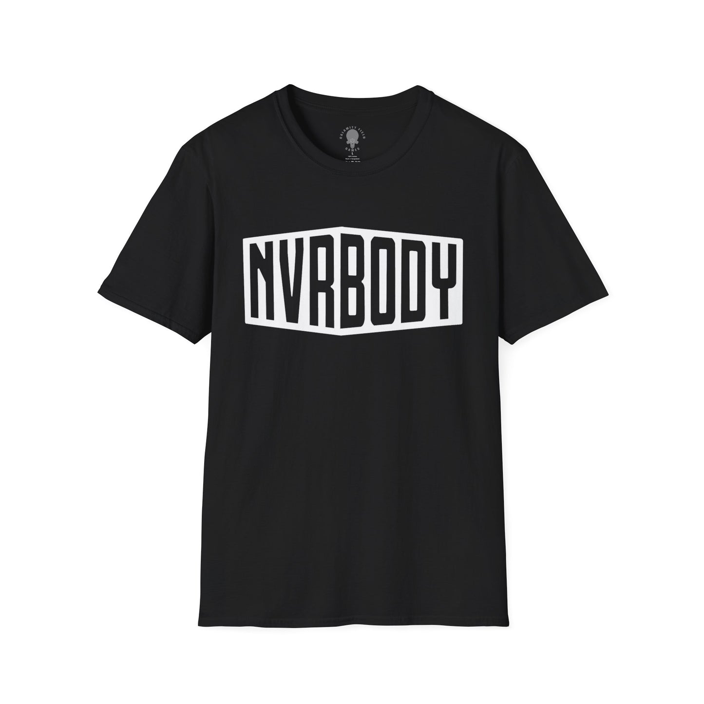 White NVRBODY Graphic T-shirt