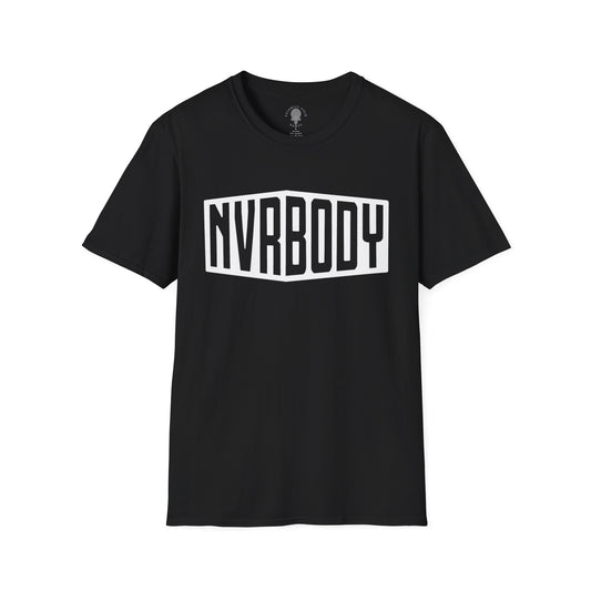White NVRBODY Graphic T-shirt