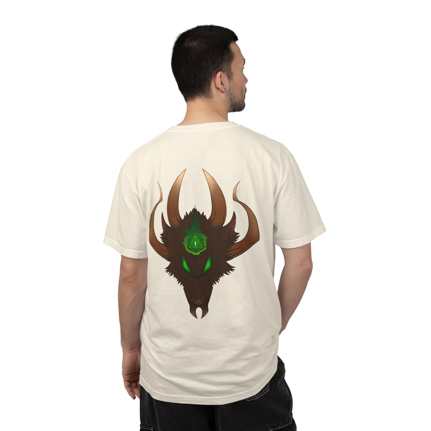Mystic Horned Rodent T-Shirt — Green Gem Fantasy Graphic Tee