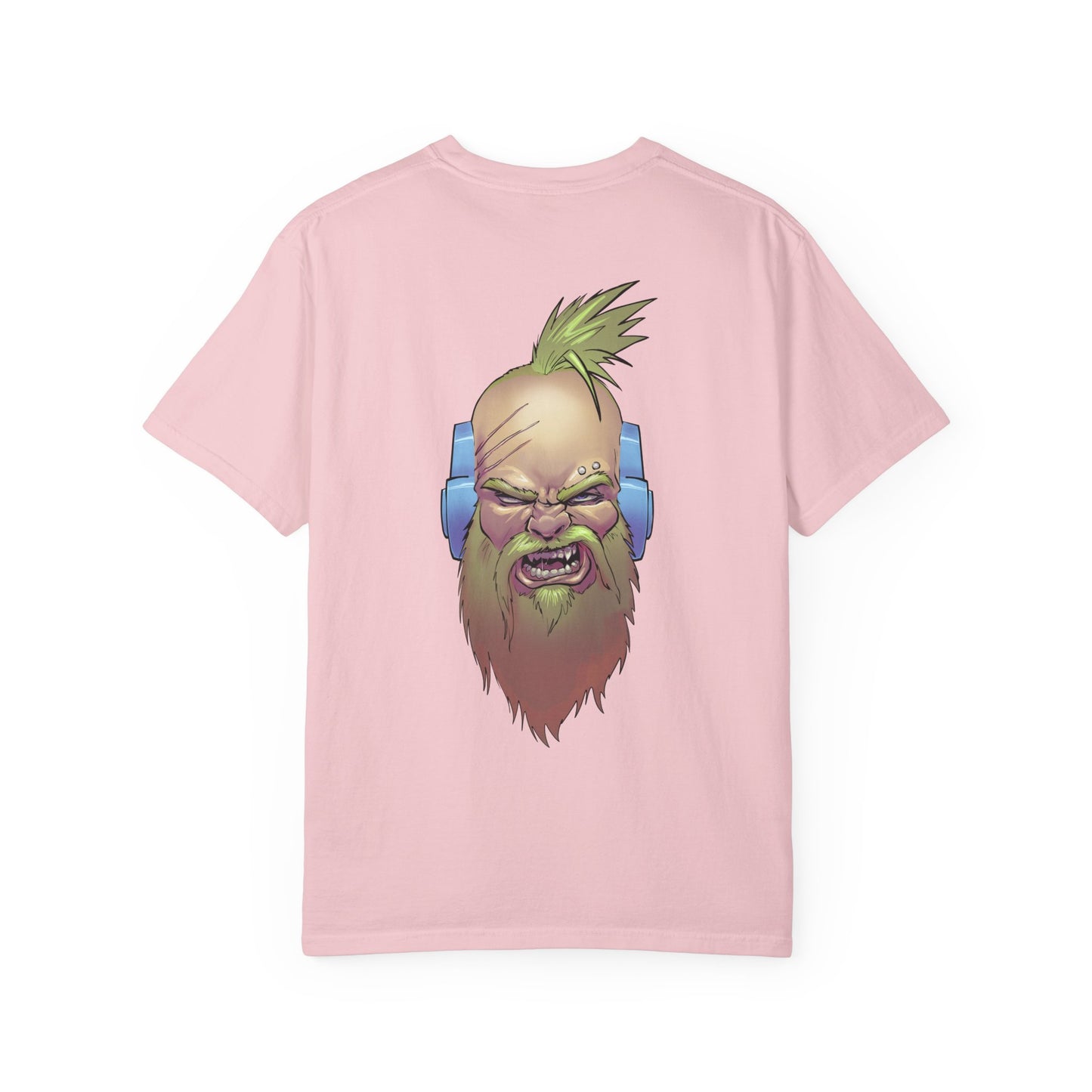Wolf Space Man Head Graphic T-shirt
