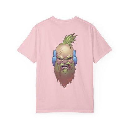 Wolf Space Man Head Graphic T-shirt