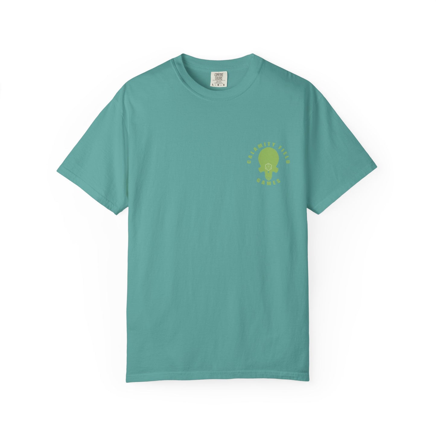 Diseased Fiend Skull T-Shirt — Green Skull Graphic Tee