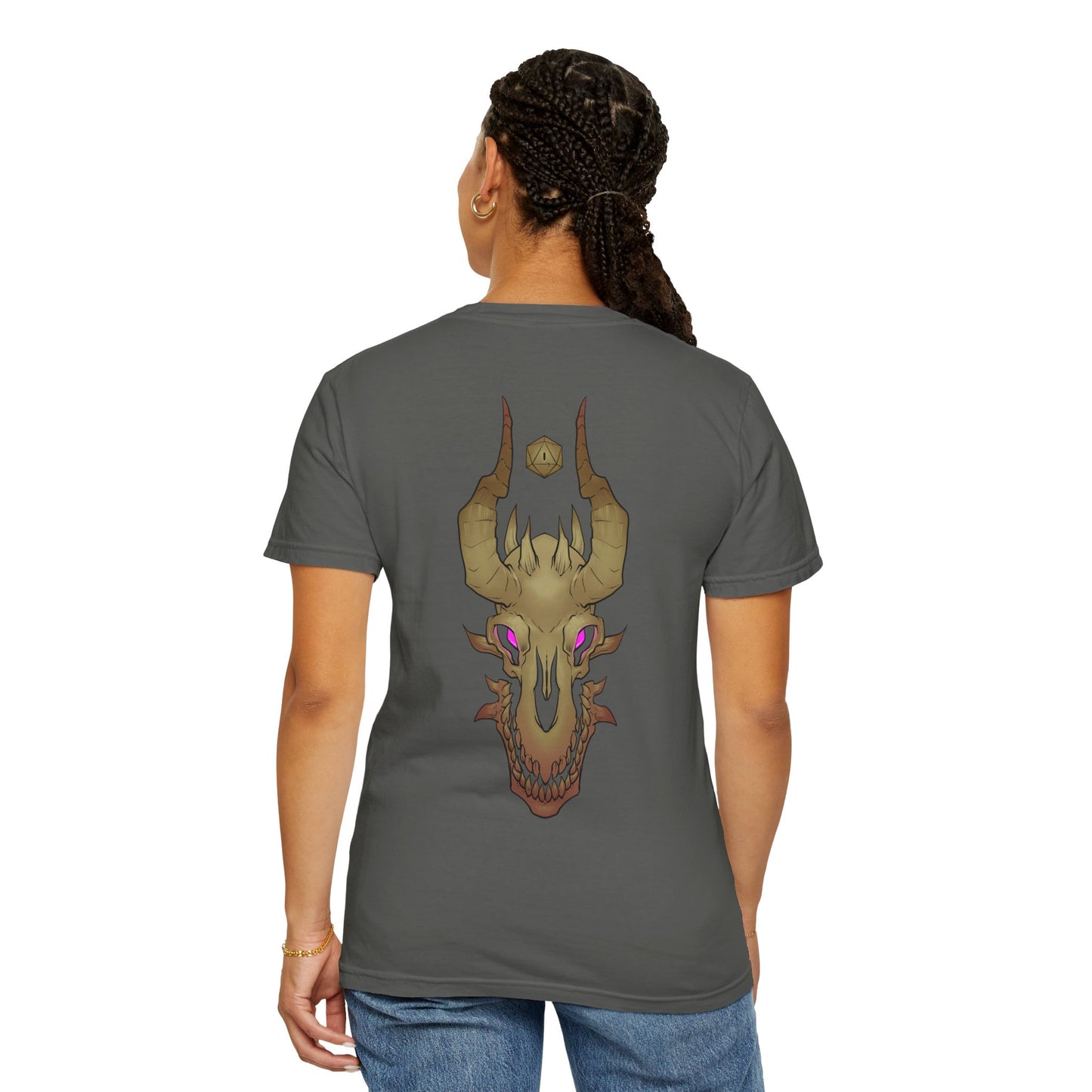 Bone Dragon Skull Graphic Tee