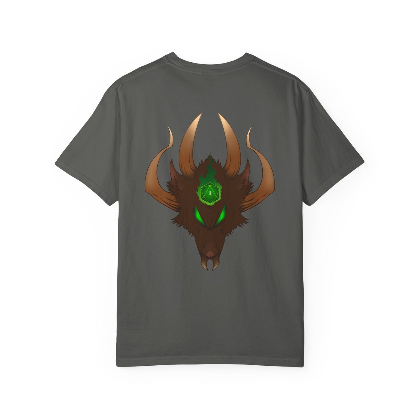 Mystic Horned Rodent T-Shirt — Green Gem Fantasy Graphic Tee