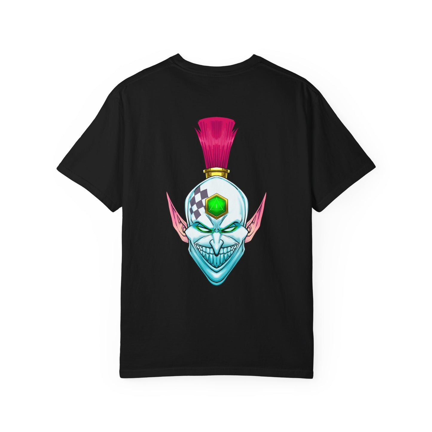 Laughing Elf Mask Graphic T-Shirt