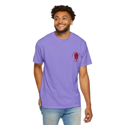 Armored Space Man Helmet Graphic T-Shirt