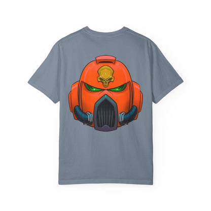 Armored Space Man Helmet Graphic T-Shirt