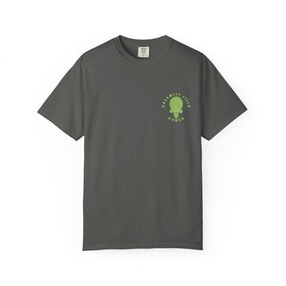Diseased Fiend Skull T-Shirt — Green Skull Graphic Tee