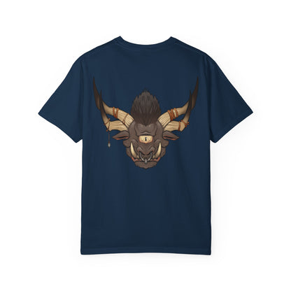 Cyclops Beast Graphic T-Shirt — Horned Beast Design