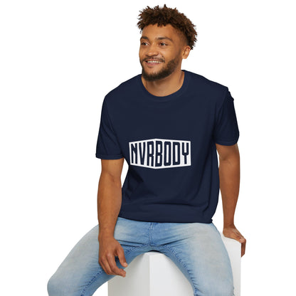 White NVRBODY Graphic T-shirt