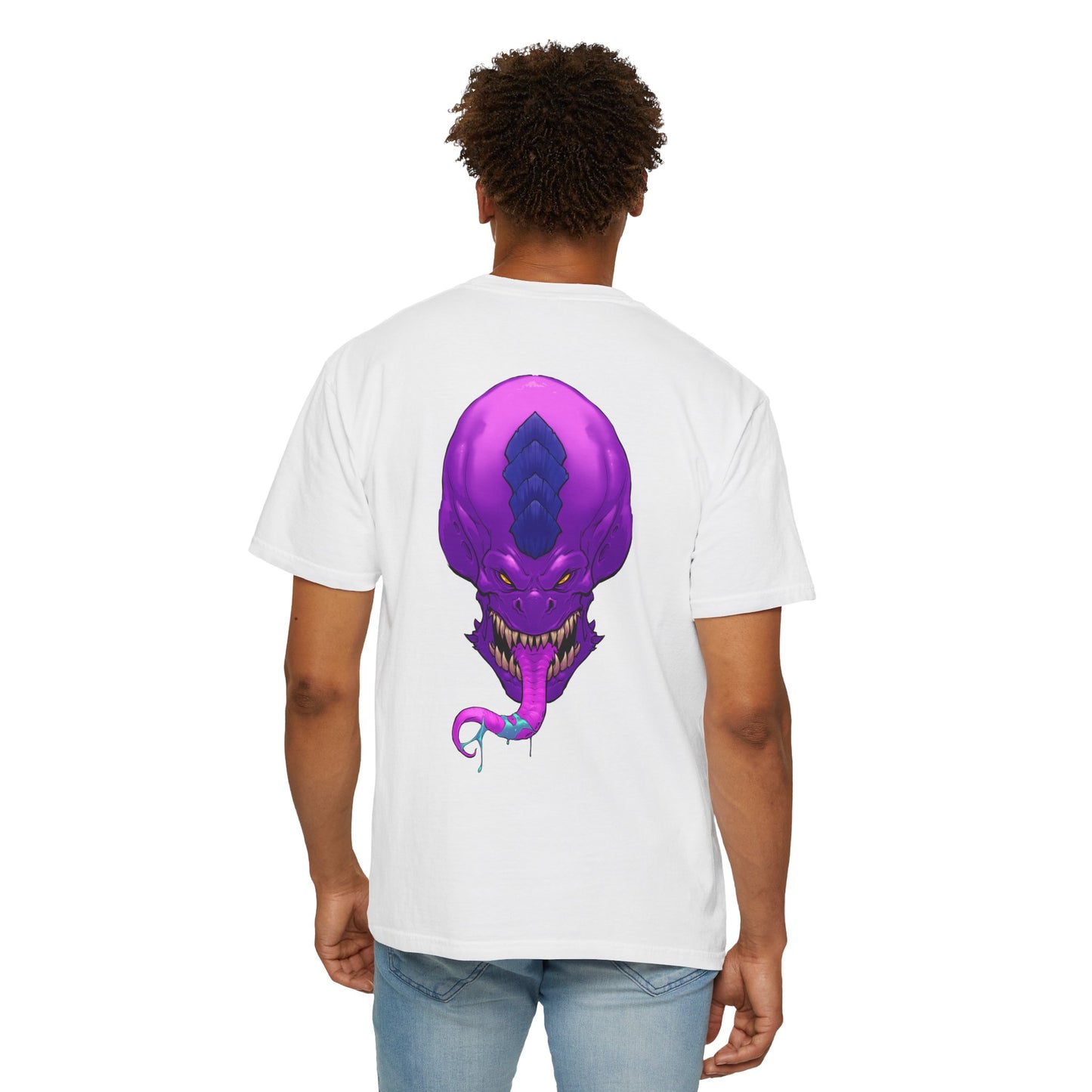 Purple Licky Alien Graphic Tee
