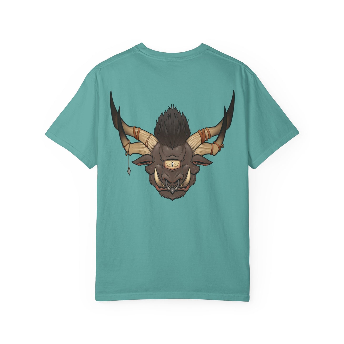 Cyclops Beast Graphic T-Shirt — Horned Beast Design
