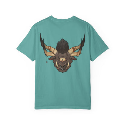 Cyclops Beast Graphic T-Shirt — Horned Beast Design