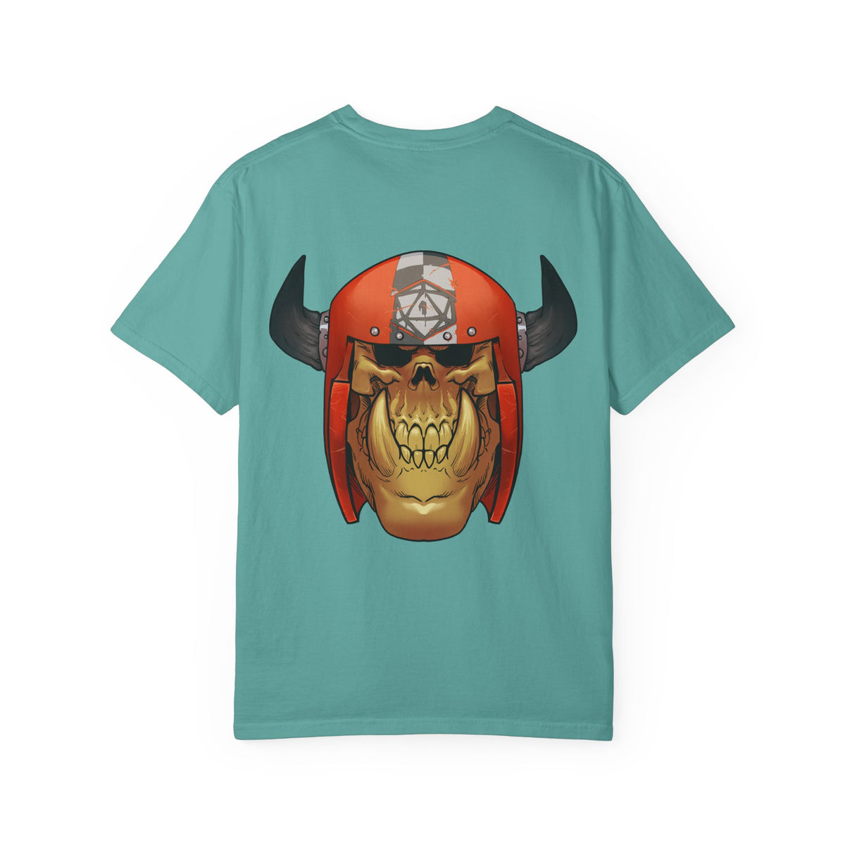 Orc Skull Helmet T‑Shirt — Graphic Tee