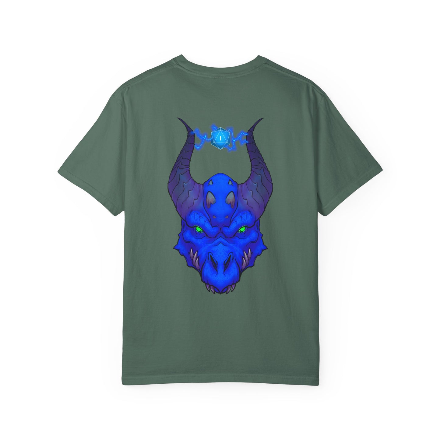 Blue Lightning Dragon T-shirt