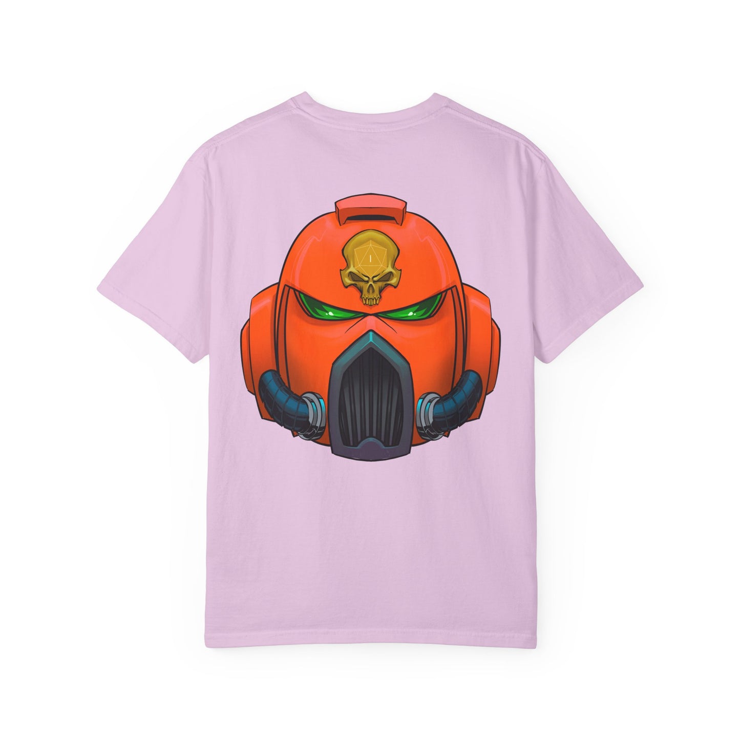 Armored Space Man Helmet Graphic T-Shirt