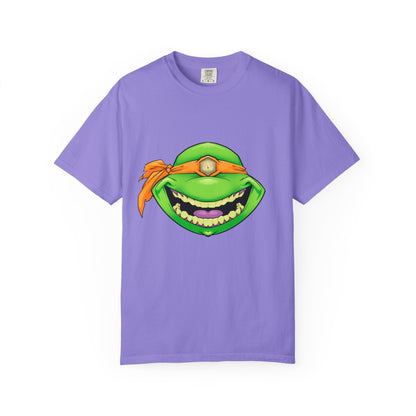 Karate Terrapin Smile T-Shirt — Orange Bandana Karate Terrapin Tee