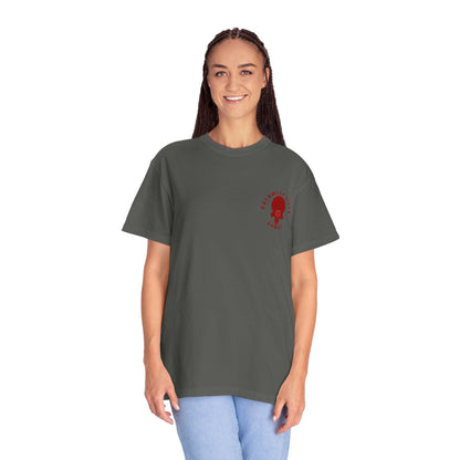 Armored Space Man Helmet Graphic T-Shirt