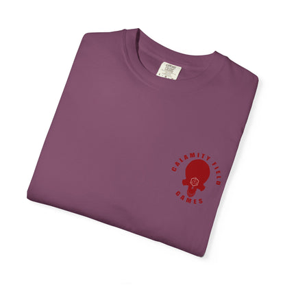 Armored Space Man Helmet Graphic T-Shirt