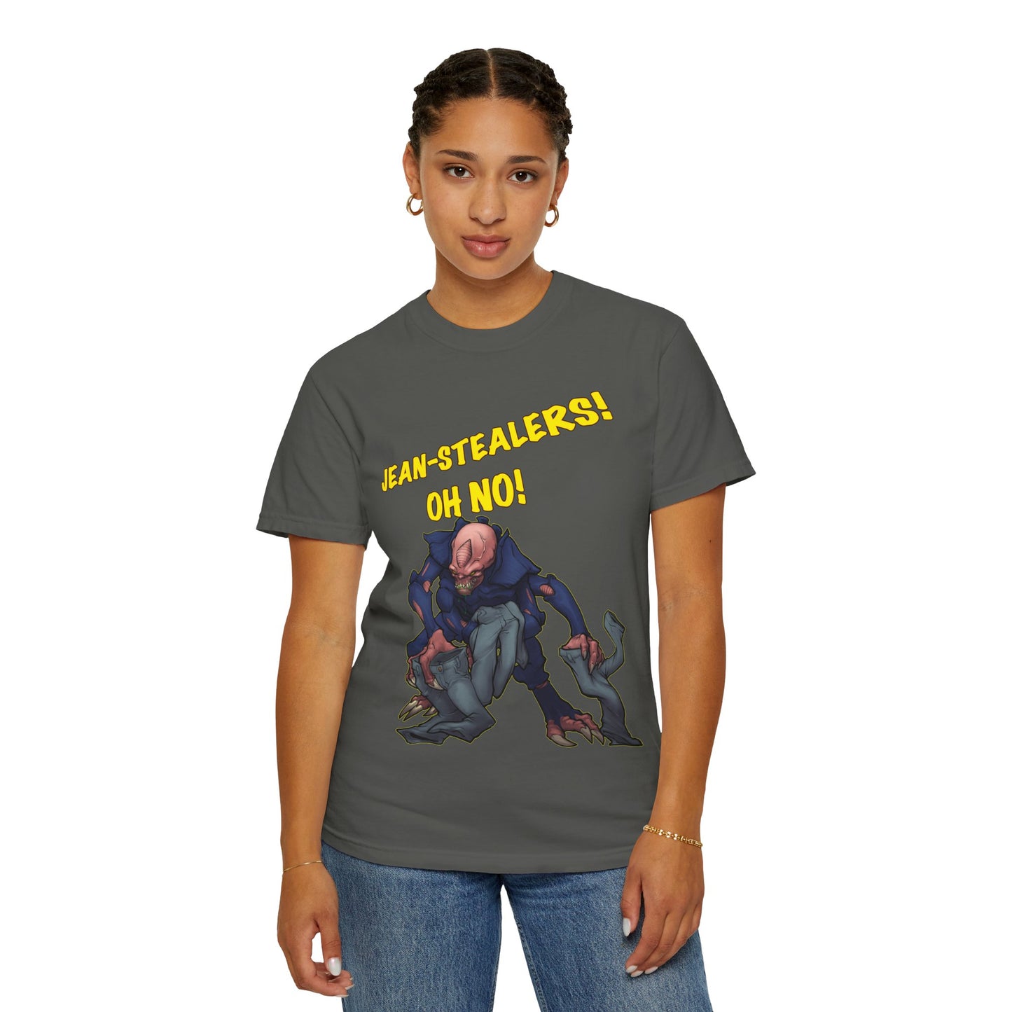 'Jean-Stealers! Oh No!' Graphic Tee