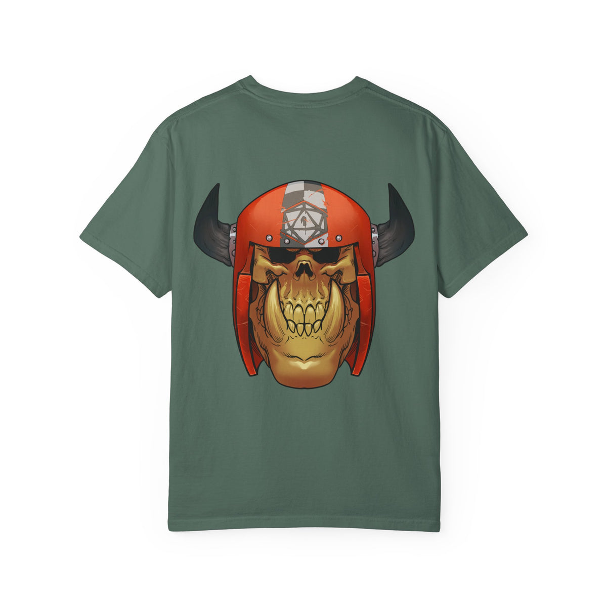 Orc Skull Helmet T‑Shirt — Graphic Tee