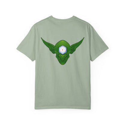 T-Shirt — Green Goblin Eyeball Graphic Tee (Back Print)