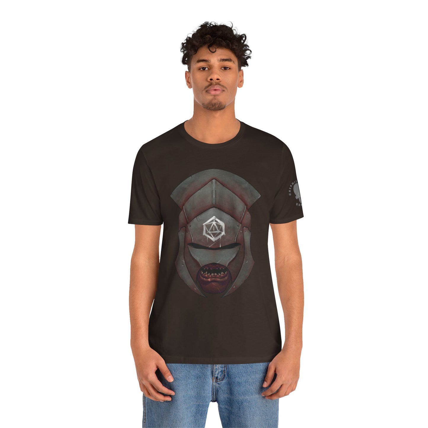 Orc white Hand Warrior Helmet T-Shirt